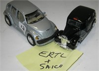 Saico & Ertl  Die Cast Metal Toy Cars