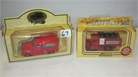 2  Die Cast Metal Vehicles-3 inches long with box