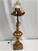 Vintage side lamp, 32" tall     (P 22)
