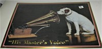Modern Tin Sign-His Masters Voice