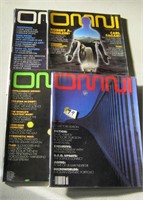4 Omni Magazines (1978 & 1979 x 3)