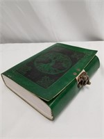 Leather-bound journal with Tree of Life emblem   7