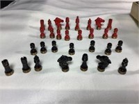 Miniature Gold Chess Set