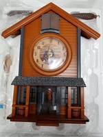 Western Legend John Wayne clock, new in box    (P
