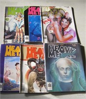 7  Heavy Metal Magazines (1980)
