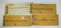 4 The Sterling Bank of Canada ReceiptsSebringville