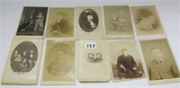 12 Vintage Photographs- 4 inches x 2 1/2 inches