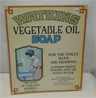 Reproduction Tin Sign- Vegetable Oil Soap