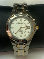 Seiko Kinetic two tone Stainless watch