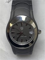 Movado ESQ titanium watch. Quartz movement