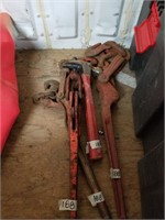 Lot of 3 chain tie-downs and a hammer   (P 22) (BC