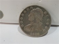 1833 Capped Bust 50C.