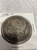 1891-O Morgan Silver Dollar