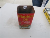 Vintage Planters Oil Tin