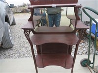 Vintage Shelf with Mirror