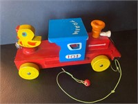 Vintage Wooden Pull Toy Train