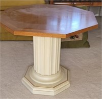 Octagon shaped end table