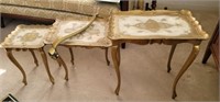 Set of nested Side tables, as is, see photos