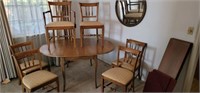 Old Province Drexel Table 6 Chairs 3 Leaves & Pads