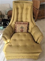 Vintage French Decorative Chair & Pillow