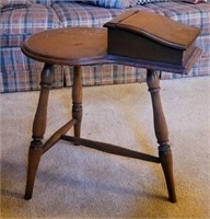Nice Small Primitive Telephone Stand Table