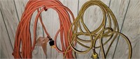 Estate Lot of Extension Cord & Shop Light w Cord