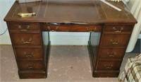 8 drawer wood desk