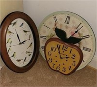 Lot of 3 clocks