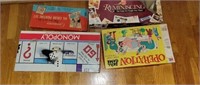 Lot of 4 board games as is