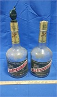 2 Large Old Fitzgerald Bottles