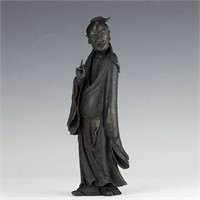 Ming Bronze Figure of a Daoist Immortal