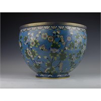 Cloisonne Fish Bowl or Jardiniere