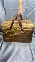 Metal picnic basket breadbox