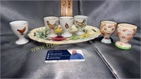 Collection of egg cups