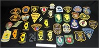 Box of Police Patches