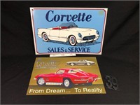 2 Corvette Signs