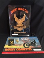 2 Harley Davidson Signs