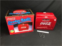 Coca Cola Cooler Radio/Cassette Player-NIB