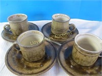 Mid Century Japan Espresso Set For 4 w/ Box