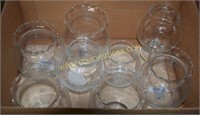 (8) Glass Vases
