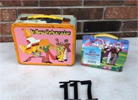 2 Yellow Submarine lunch boxes no thermos