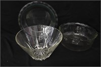 Glass Bowls & Deep Dish Pie Plate