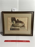 Watercolor Duck Picture 8x11
