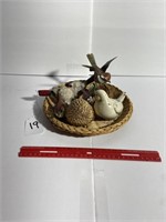 Assorted Decorative birds (6)