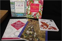 New Adult Coloring Books and Quilting Designs