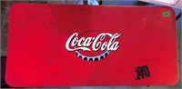 Coca-Cola metal folding table 2' X 4'