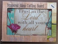 tempered glass cutting board 16"x12"