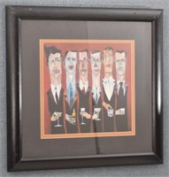 Mid Century "SIX PACK" Art Print by Todd White