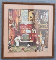 Norman Rockwell "Marmont Hill Road Block" Print
