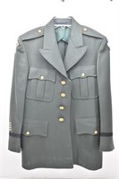 Army Military Uniform Jacket w/ Patches & Gold